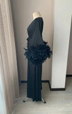 Bridal Robe Feather, Bridal Gift Newly Married