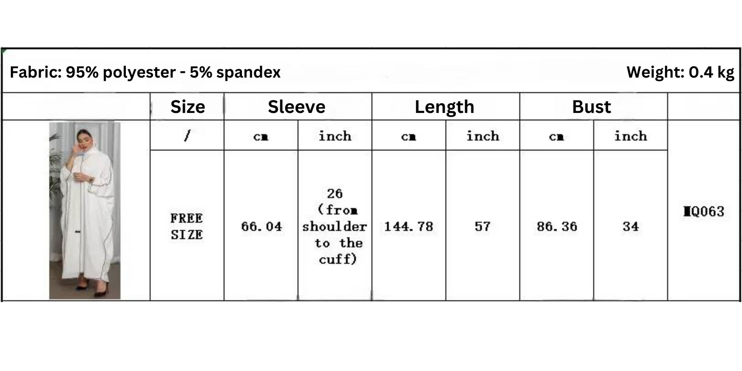 muslim revert outfit gift hijab abaya eid