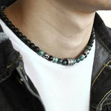 yoga necklace gift for him stone jewelry