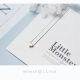 Love Motherday Daughter gift silver necklace