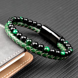 spiritual cuff semi precious stone men jewelry