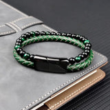 trendy semi precious stone men jewelry