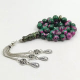 Tasbih misbaha semi precious stone muslim gift
