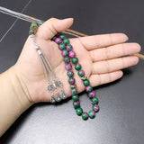 Tasbih misbaha semi precious stone muslim gift