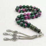 Tasbih misbaha semi precious stone muslim gift