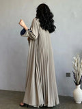 Breeze Jacket Kimono Khaki/Wine Red