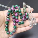 Tasbih misbaha semi precious stone muslim gift