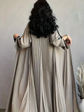 Breeze Jacket Kimono Khaki/Wine Red