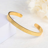 Ayatalkursi Cuff Gold islamic jewelry
