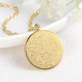 Ayatalkursi Necklace Gold islamic jewelry