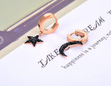 moon star jewelry earring mother gift for her