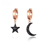 moon star jewelry earring mother gift for her