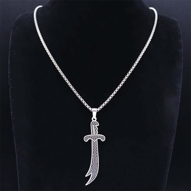 Iman Ali Sword necklace men jewelry