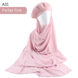 trendy hijab hat winter gift muslim