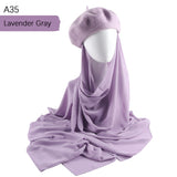 trendy hijab hat winter gift muslim