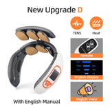 Home relaxation stress relief neck and back massager
