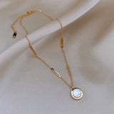 Black or White Roman Necklace