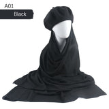 trendy hijab hat winter gift muslim