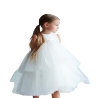 White Or Pink Stylish Party Girls Dress