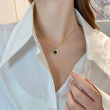 Black or White Roman Necklace