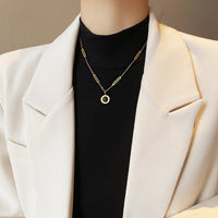Black or White Roman Necklace