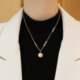 Black or White Roman Necklace