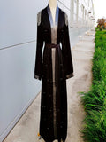 Trendy Chic Black Abaya Kaftan