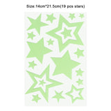 Kids luminous 3d stars wall sticker