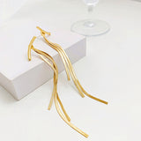 luxury trendy fashion long earring gifts