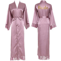 Silk Robe for Bride and Loves ones