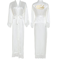 Bride robe white