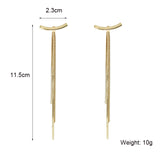 luxury trendy fashion long earring gifts