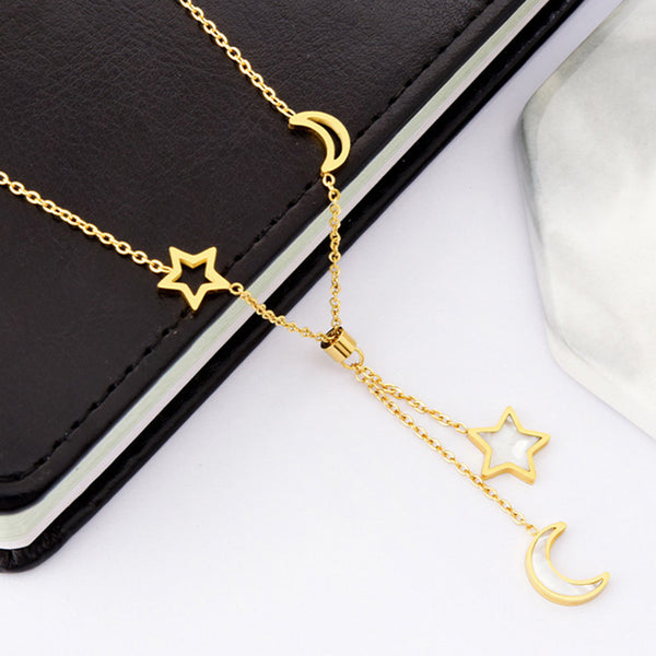 moon necklace pendant muslim gift