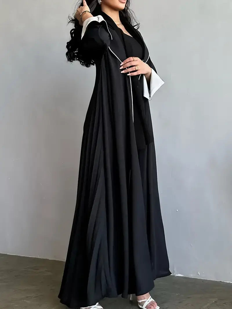 Veste kimono Breeze noire/grise