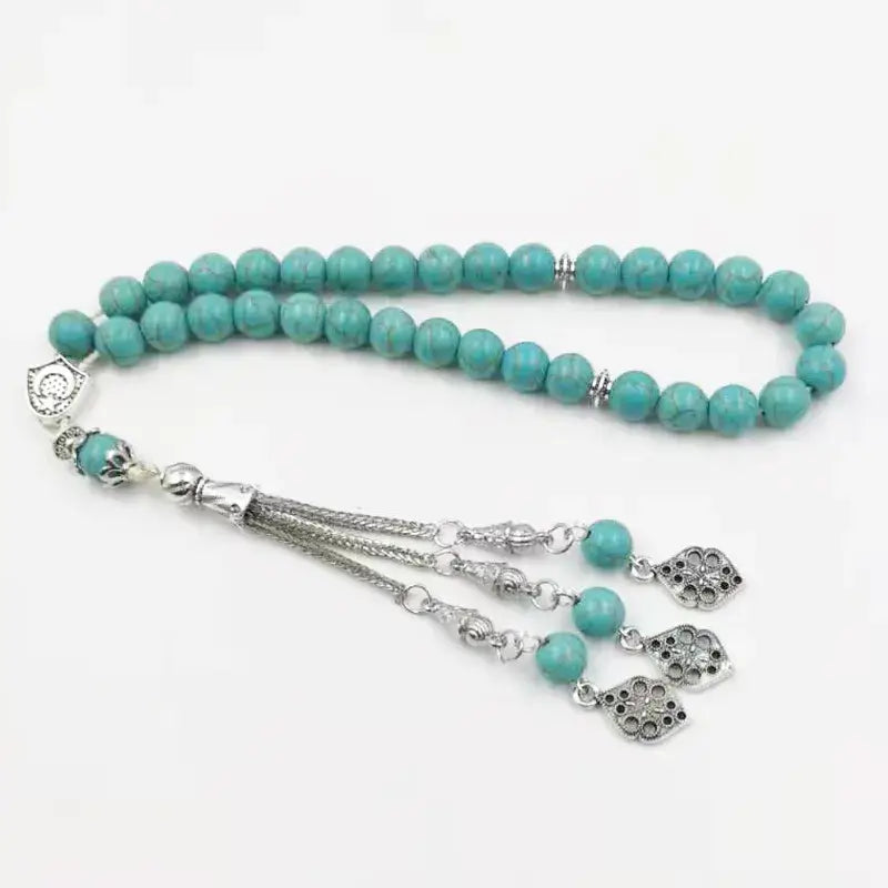 Tasbih misbaha semi precious stone muslim gift