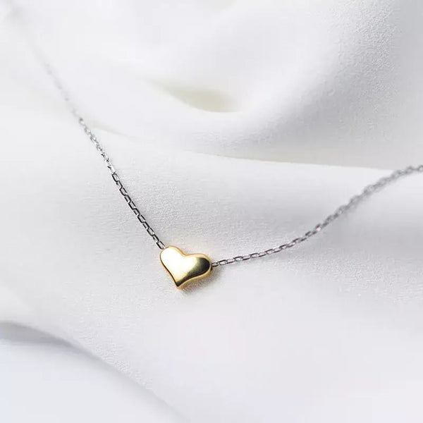 Love Motherday Daughter gift silver necklace