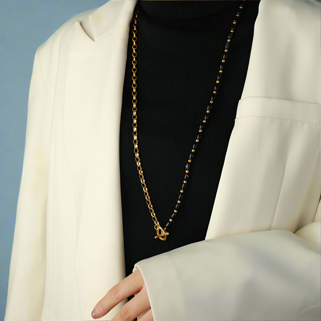 Agate Serenity Necklace for spiritual balance and mindful energy