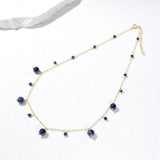 WisdomGlow Sapphire Choker — 14K Gold Filled