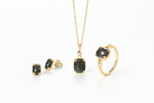 Healing Fine jewelry gold gemstone yoga energy