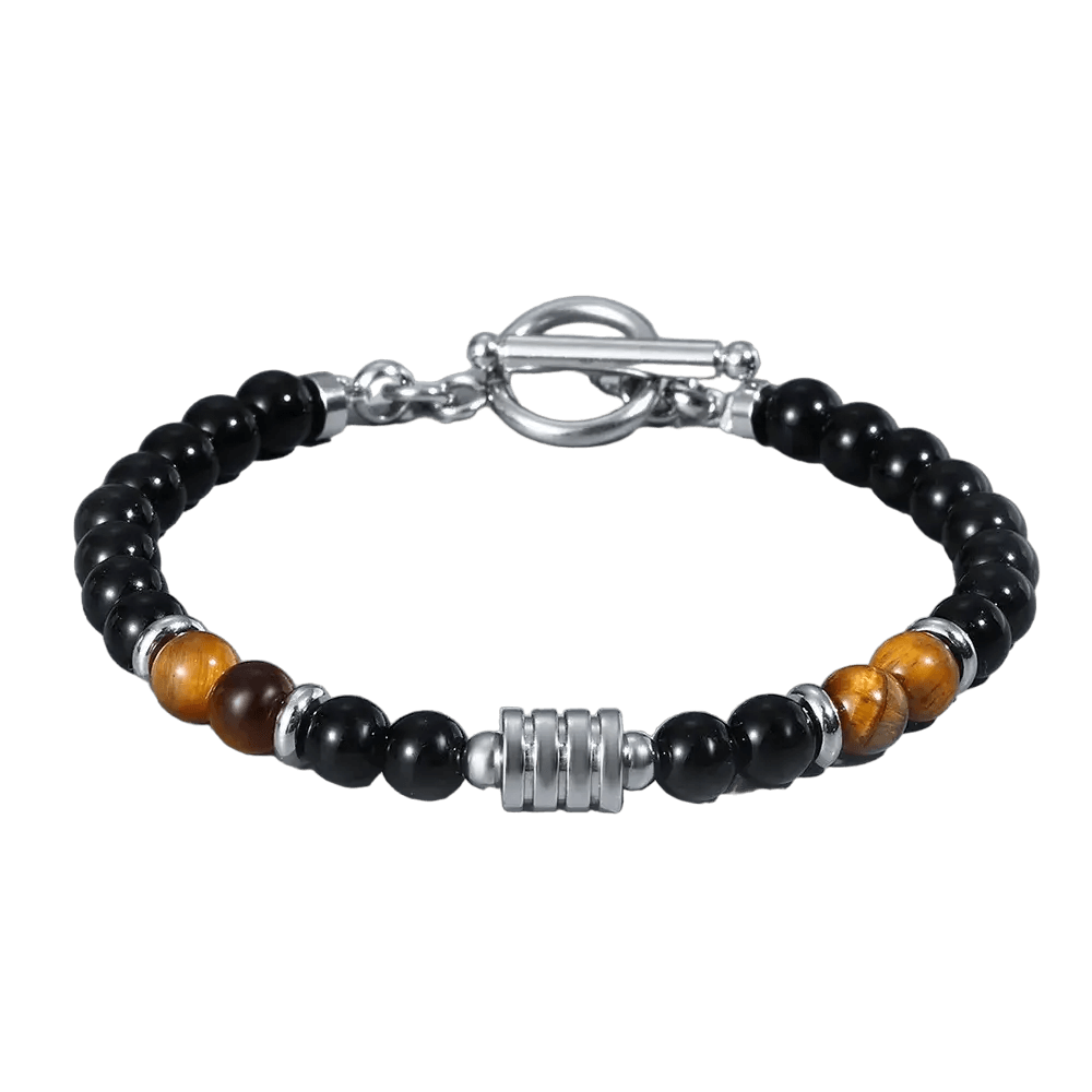 men trendy semi precious stone jewelry