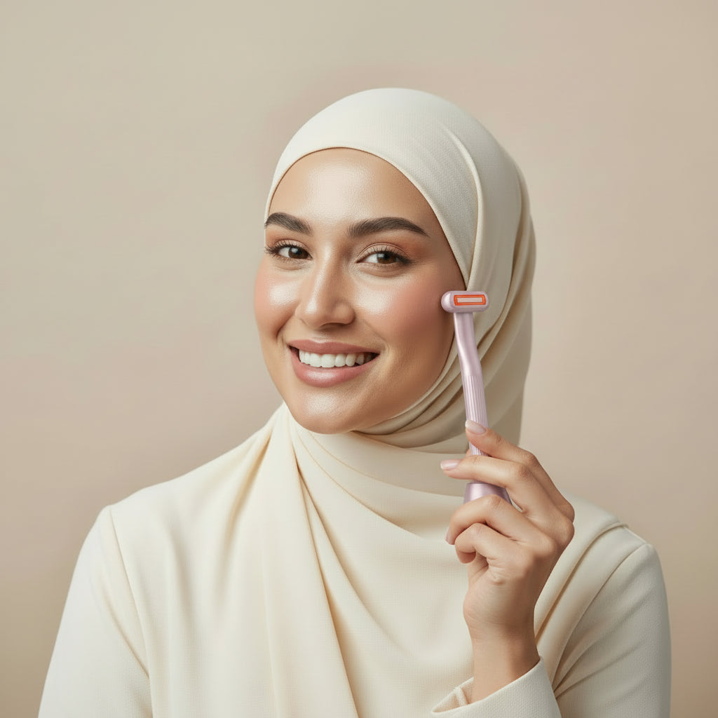 LED beauty wand for glowing skin