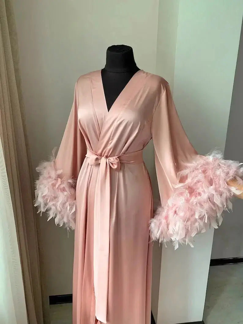 Maxi Size Bridal Robe Bridal Gift Newly Married