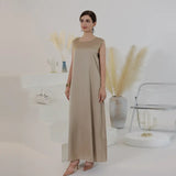 Fashion Silky Abaya Inside Dress