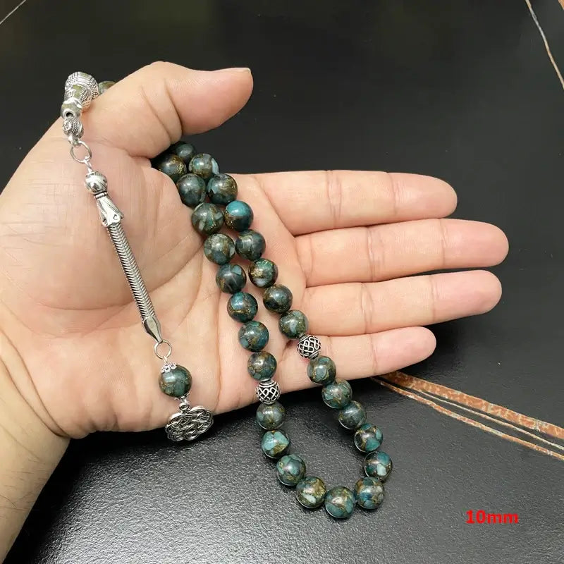 Tasbih misbaha semi precious stone muslim gift