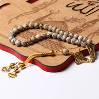 Tasbih misbaha semi precious stone muslim gift