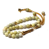 Tasbih misbaha semi precious stone muslim gift