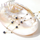 WisdomGlow Sapphire Choker — 14K Gold Filled