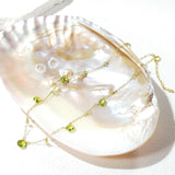 RenewGlow Peridot Choker — 14K Gold Filled