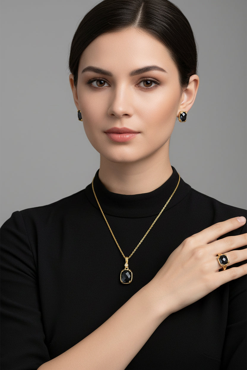 Healing Fine jewelry gold gemstone yoga energy