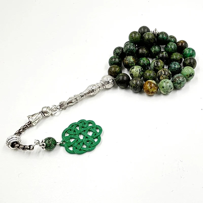 Tasbih misbaha semi precious stone muslim gift